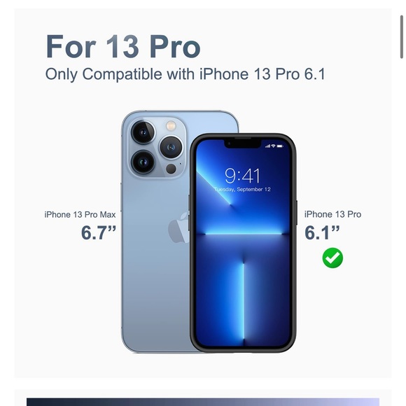 Iphone pro frosted case for 6.1" screen from amazon - Picture 3 of 14